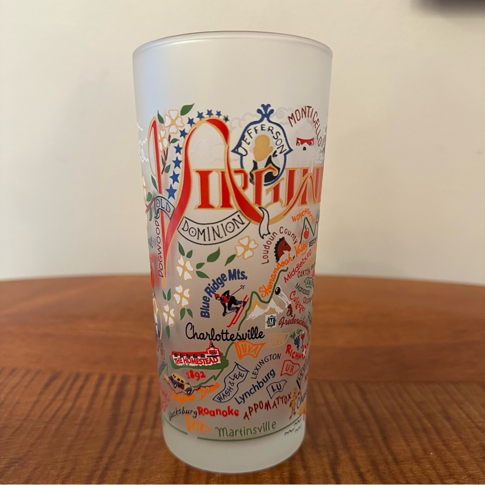 Catstudio 2011 Virginia Souvenir Frosted Glass